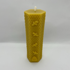 TS32 - Tall Hexagonal Honeycomb with Bees and Skep.png